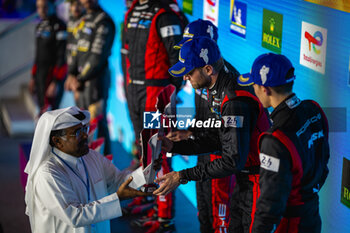 2024-03-02 - CHRISTENSEN Michael (dnk), Porsche Penske Motorsport, Porsche 963, podium, portrait during the Qatar Airways Qatar 1812 KM, 1st round of the 2024 FIA World Endurance Championship, from February 29 to March 02, 2024 on the Losail International Circuit in Lusail, Qatar - FIA WEC - QATAR AIRWAYS QATAR 1812 KM - ENDURANCE - MOTORS