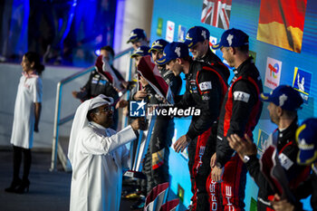 2024-03-02 - ESTRE Kevin (fra), Porsche Penske Motorsport, Porsche 963, podium, portrait during the Qatar Airways Qatar 1812 KM, 1st round of the 2024 FIA World Endurance Championship, from February 29 to March 02, 2024 on the Losail International Circuit in Lusail, Qatar - FIA WEC - QATAR AIRWAYS QATAR 1812 KM - ENDURANCE - MOTORS