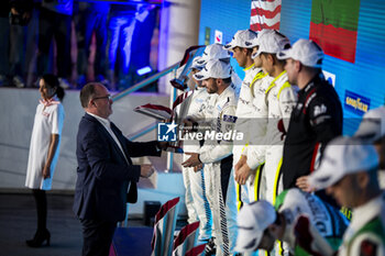 2024-03-02 - RIBERAS Alex (spa), Heart of Racing Team, Aston Martin Vantage GT3, REID Robert, Deputy President for Sport of the FIA, podium, portrait during the Qatar Airways Qatar 1812 KM, 1st round of the 2024 FIA World Endurance Championship, from February 29 to March 02, 2024 on the Losail International Circuit in Lusail, Qatar - FIA WEC - QATAR AIRWAYS QATAR 1812 KM - ENDURANCE - MOTORS