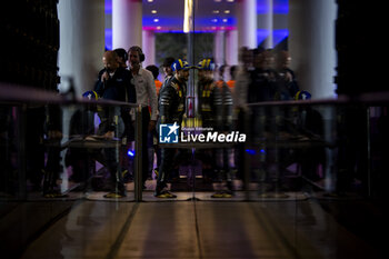 2024-03-02 - STEVENS Will (gbr), Hertz Team Jota, Porsche 963, podium, portrait during the Qatar Airways Qatar 1812 KM, 1st round of the 2024 FIA World Endurance Championship, from February 29 to March 02, 2024 on the Losail International Circuit in Lusail, Qatar - FIA WEC - QATAR AIRWAYS QATAR 1812 KM - ENDURANCE - MOTORS