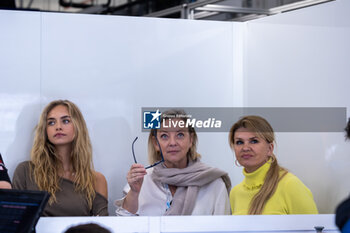 2024-03-02 - Laila Hasanovic, model and girlfriend of SCHUMACHER Mick (ger), Alpine Endurance Team, Alpine A424, portrait, Sabine Kehm, manager and Corinna SCHUMACHER, mother of Mick SCHUMACHER during the Qatar Airways Qatar 1812 KM, 1st round of the 2024 FIA World Endurance Championship, from February 29 to March 02, 2024 on the Losail International Circuit in Lusail, Qatar - FIA WEC - QATAR AIRWAYS QATAR 1812 KM - ENDURANCE - MOTORS