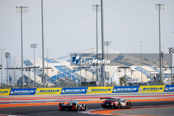 2024-03-02 - 93 JENSEN Mikkel (dnk), MULLER Nico (swi), VERGNE Jean-Eric (fra), Peugeot TotalEnergies, Peugeot 9x8 #93, Hypercar, action during the Qatar Airways Qatar 1812 KM, 1st round of the 2024 FIA World Endurance Championship, from February 29 to March 02, 2024 on the Losail International Circuit in Lusail, Qatar - FIA WEC - QATAR AIRWAYS QATAR 1812 KM - ENDURANCE - MOTORS