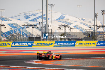 2024-03-02 - 50 FUOCO Antonio (ita), MOLINA Miguel (spa), NIELSEN Nicklas (dnk), Ferrari AF Corse, Ferrari 499P #50, Hypercar, action during the Qatar Airways Qatar 1812 KM, 1st round of the 2024 FIA World Endurance Championship, from February 29 to March 02, 2024 on the Losail International Circuit in Lusail, Qatar - FIA WEC - QATAR AIRWAYS QATAR 1812 KM - ENDURANCE - MOTORS