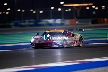 2024-03-02 - 54 FLOHR Thomas (swi), CASTELLACCI Francesco (ita), RIGON Davide (ita), Vista AF Corse, Ferrari 296 GT3 #54, action during the Qatar Airways Qatar 1812 KM, 1st round of the 2024 FIA World Endurance Championship, from February 29 to March 02, 2024 on the Losail International Circuit in Lusail, Qatar - FIA WEC - QATAR AIRWAYS QATAR 1812 KM - ENDURANCE - MOTORS