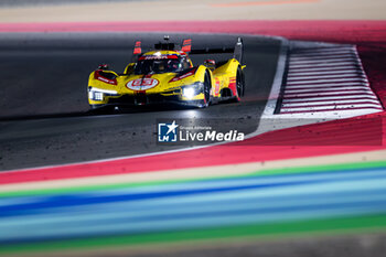 2024-03-02 - 83 KUBICA Robert (pol), SHWARTZMAN Robert (isr), YE Yifei (chn), AF Corse, Ferrari 499P #83, action during the Qatar Airways Qatar 1812 KM, 1st round of the 2024 FIA World Endurance Championship, from February 29 to March 02, 2024 on the Losail International Circuit in Lusail, Qatar - FIA WEC - QATAR AIRWAYS QATAR 1812 KM - ENDURANCE - MOTORS