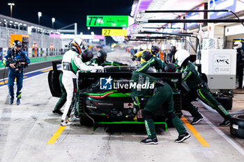 2024-03-02 - 777 SORENSEN Marco (dnk), MATEU Clément (fra), BASTARD Erwan (fra), D'Station Racing, Aston Martin Vantage GT3 #777, pitlane, during the Qatar Airways Qatar 1812 KM, 1st round of the 2024 FIA World Endurance Championship, from February 29 to March 02, 2024 on the Losail International Circuit in Lusail, Qatar - FIA WEC - QATAR AIRWAYS QATAR 1812 KM - ENDURANCE - MOTORS