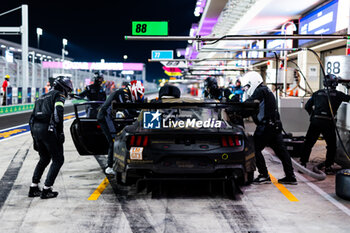 2024-03-02 - 88 OLSEN Dennis (dnk), O. PEDERSEN Mikkel (dnk), RODA Giorgio (ita), Proton Competition, Ford Mustang GT3 #88, during the Qatar Airways Qatar 1812 KM, 1st round of the 2024 FIA World Endurance Championship, from February 29 to March 02, 2024 on the Losail International Circuit in Lusail, Qatar - FIA WEC - QATAR AIRWAYS QATAR 1812 KM - ENDURANCE - MOTORS