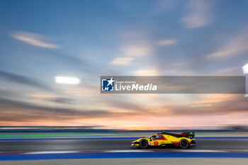 2024-03-02 - 83 KUBICA Robert (pol), SHWARTZMAN Robert (isr), YE Yifei (chn), AF Corse, Ferrari 499P #83, action during the Qatar Airways Qatar 1812 KM, 1st round of the 2024 FIA World Endurance Championship, from February 29 to March 02, 2024 on the Losail International Circuit in Lusail, Qatar - FIA WEC - QATAR AIRWAYS QATAR 1812 KM - ENDURANCE - MOTORS