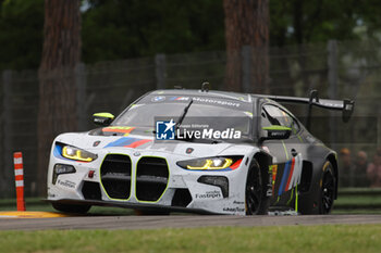 2024-04-21 - #46 Ahmad Al Harthy, Valentino Rossi, Maxime Martin Of The Team Wrt, Bmw M4, Lmgt3 ,They face the Race,During Fia World Endurance Championship WEC 6 Hours Of Imola Italy 2024 21 April , Imola , Italy - FIA WORLD ENDURANCE  CHAMPIONSHIP WEC 6 HOURS OF IMOLA  ITALY 2024  - ENDURANCE - MOTORS
