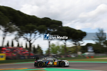 21/04/2024 - #46 Ahmad Al Harthy, Valentino Rossi, Maxime Martin Of The Team Wrt, Bmw M4, Lmgt3 ,They face the Race,During Fia World Endurance Championship WEC 6 Hours Of Imola Italy 2024 21 April , Imola , Italy - FIA WORLD ENDURANCE  CHAMPIONSHIP WEC 6 HOURS OF IMOLA  ITALY 2024  - ENDURANCE - MOTORI