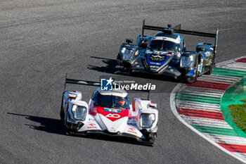 2024-09-29 - Jonny EDGAR (GBR),Louis DELETRAZ (CHE),Robert KUBICA (POL) of a team AO BY TF on a Oreca 07 - Gibson during a race of ELMS in Mugello - ELMS - 4 HOURS OF MUGELLO - ENDURANCE - MOTORS