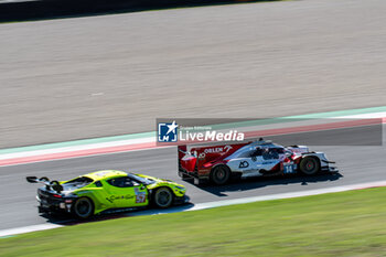 2024-09-29 - Jonny EDGAR (GBR),Louis DELETRAZ (CHE),Robert KUBICA (POL) of a team AO BY TF on a Oreca 07 - Gibson during a race of ELMS in Mugello - ELMS - 4 HOURS OF MUGELLO - ENDURANCE - MOTORS