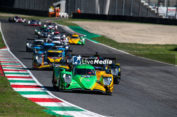 2024-09-29 - Sebastian ALVAREZ (MEX),Vladislav LOMKO (FRA),Tom DILLMANN (FRA) of a team INTER EUROPOL COMPETITION on a Oreca 07 - Gibson during a race of ELMS in Mugello - ELMS - 4 HOURS OF MUGELLO - ENDURANCE - MOTORS