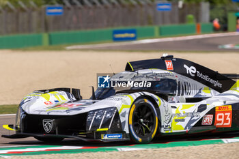 2024-04-19 - PEUGEOT TOTALENERGIES (FRA), Peugeot 9X8 - Mikkel Jensen (DNK), Nico Muller (CHE), Jean-Eric Vergne (FRA) during the 6 Hours of Imola, 2nd round of the 2024 FIA World Endurance Championship, at International Circuit Enzo and Dino Ferrari, Imola, Italy on April 19, 2024
 - WEC - 6 HOURS OF IMOLA FREE PRACTICE - ENDURANCE - MOTORS