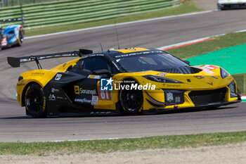 2024-04-19 - TF SPORT (GBR), Corvette Z06 - Tom Van Rompuy (BEL), Rui Andrade (AGO), Charlie Eastwood (IRL) during the 6 Hours of Imola, 2nd round of the 2024 FIA World Endurance Championship, at International Circuit Enzo and Dino Ferrari, Imola, Italy on April 20, 2024
 - WEC - 6 HOURS OF IMOLA FREE PRACTICE - ENDURANCE - MOTORS