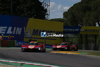 2024-04-19 - N° 50 FERRARI AF CORSE -ITA- Ferrari 499P - HY - WEC - 6 HOURS OF IMOLA - ENDURANCE - MOTORS