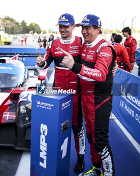 2024-04-13 - MOLLER Jens Reno (dnk), High Class Racing, Ligier JS P320 - Nissan, portrait and FOSTER Tommy (gbr), portrait during the 1st round of the 2024 Michelin Le Mans Cup on the Circuit de Barcelona-Catalunya from April 12 to 14, 2024 in Montmelo, Spain - AUTO - MLC 2024 - BARCELONA - ENDURANCE - MOTORS