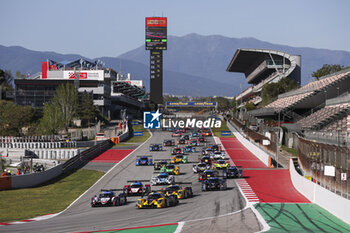 2024-04-13 - Start of the race of the 1st round of the 2024 Michelin Le Mans Cup on the Circuit de Barcelona-Catalunya from April 12 to 14, 2024 in Montmelo, Spain - AUTO - MLC 2024 - BARCELONA - ENDURANCE - MOTORS