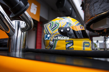2024-04-18 - COSTA Nicolas (bra), United Autosports, McLaren 720S GT3 Evo, special helmet during the 2024 6 Hours of Imola, 2nd round of the 2024 FIA World Endurance Championship, from April 18 to 21, 2024 on the Autodromo Internazionale Enzo e Dino Ferrari in Imola - FIA WEC - 6 HOURS OF IMOLA 2024 - ENDURANCE - MOTORS