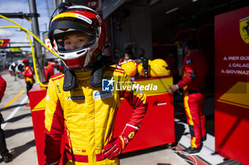 2024-04-18 - YE Yifei (chn), AF Corse, Ferrari 499P, portrait during the 2024 6 Hours of Imola, 2nd round of the 2024 FIA World Endurance Championship, from April 18 to 21, 2024 on the Autodromo Internazionale Enzo e Dino Ferrari in Imola - FIA WEC - 6 HOURS OF IMOLA 2024 - ENDURANCE - MOTORS
