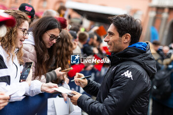 2024-04-18 - CHATIN Paul-Loup (fra), Alpine Endurance Team, Alpine A424, portrait, parade Imola city center during the 2024 6 Hours of Imola, 2nd round of the 2024 FIA World Endurance Championship, from April 18 to 21, 2024 on the Autodromo Internazionale Enzo e Dino Ferrari in Imola, Qatar - FIA WEC - 6 HOURS OF IMOLA 2024 - ENDURANCE - MOTORS