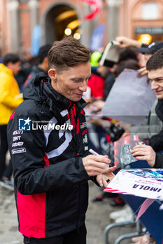 2024-04-18 - CONWAY Mike (gbr), Toyota Gazoo Racing, Toyota GR010 - Hybrid, portrait, parade Imola city center during the 2024 6 Hours of Imola, 2nd round of the 2024 FIA World Endurance Championship, from April 18 to 21, 2024 on the Autodromo Internazionale Enzo e Dino Ferrari in Imola, Qatar - FIA WEC - 6 HOURS OF IMOLA 2024 - ENDURANCE - MOTORS
