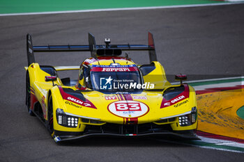 2024-04-19 - 83 KUBICA Robert (pol), SHWARTZMAN Robert (isr), YE Yifei (chn), AF Corse, Ferrari 499P #83, Hypercar, action during the 2024 6 Hours of Imola, 2nd round of the 2024 FIA World Endurance Championship, from April 18 to 21, 2024 on the Autodromo Internazionale Enzo e Dino Ferrari in Imola - FIA WEC - 6 HOURS OF IMOLA 2024 - ENDURANCE - MOTORS