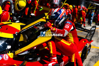 2024-04-19 - MOLINA Miguel (spa), Ferrari AF Corse, Ferrari 499P, portrait during the 2024 6 Hours of Imola, 2nd round of the 2024 FIA World Endurance Championship, from April 18 to 21, 2024 on the Autodromo Internazionale Enzo e Dino Ferrari in Imola, Qatar - FIA WEC - 6 HOURS OF IMOLA 2024 - ENDURANCE - MOTORS