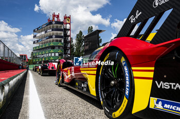 2024-04-19 - 50 FUOCO Antonio (ita), MOLINA Miguel (spa), NIELSEN Nicklas (dnk), Ferrari AF Corse, Ferrari 499P #50, Hypercar, action during the 2024 6 Hours of Imola, 2nd round of the 2024 FIA World Endurance Championship, from April 18 to 21, 2024 on the Autodromo Internazionale Enzo e Dino Ferrari in Imola, Italy - FIA WEC - 6 HOURS OF IMOLA 2024 - ENDURANCE - MOTORS