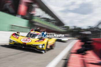2024-04-19 - 83 KUBICA Robert (pol), SHWARTZMAN Robert (isr), YE Yifei (chn), AF Corse, Ferrari 499P #83, Hypercar, action during the 2024 6 Hours of Imola, 2nd round of the 2024 FIA World Endurance Championship, from April 18 to 21, 2024 on the Autodromo Internazionale Enzo e Dino Ferrari in Imola, Italy - FIA WEC - 6 HOURS OF IMOLA 2024 - ENDURANCE - MOTORS