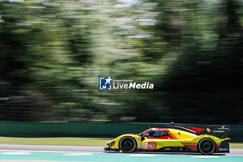 2024-04-19 - 83 KUBICA Robert (pol), SHWARTZMAN Robert (isr), YE Yifei (chn), AF Corse, Ferrari 499P #83, Hypercar, action during the 2024 6 Hours of Imola, 2nd round of the 2024 FIA World Endurance Championship, from April 18 to 21, 2024 on the Autodromo Internazionale Enzo e Dino Ferrari in Imola, Italy - FIA WEC - 6 HOURS OF IMOLA 2024 - ENDURANCE - MOTORS