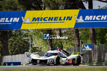 2024-04-19 - 93 JENSEN Mikkel (dnk), MULLER Nico (swi), VERGNE Jean-Eric (fra), Peugeot TotalEnergies, Peugeot 9x8 #93, Hypercar, action during the 2024 6 Hours of Imola, 2nd round of the 2024 FIA World Endurance Championship, from April 18 to 21, 2024 on the Autodromo Internazionale Enzo e Dino Ferrari in Imola, Qatar - FIA WEC - 6 HOURS OF IMOLA 2024 - ENDURANCE - MOTORS