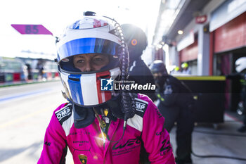 2024-04-19 - PIN Doriane (fra), Iron Dames, Lamborghini Huracan GT3 Evo2, portrait during the 2024 6 Hours of Imola, 2nd round of the 2024 FIA World Endurance Championship, from April 18 to 21, 2024 on the Autodromo Internazionale Enzo e Dino Ferrari in Imola - FIA WEC - 6 HOURS OF IMOLA 2024 - ENDURANCE - MOTORS