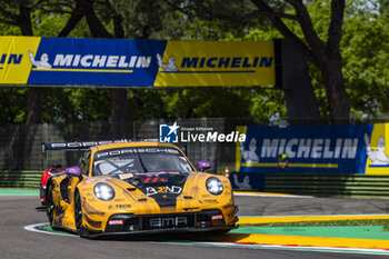 2024-04-19 - 91 LIETZ Richard (aut), SCHURING Morris (nld), SHAHIN Yasser (aus), Manthey EMA, Porsche 911 GT3 R #91, LM GT3, action during the 2024 6 Hours of Imola, 2nd round of the 2024 FIA World Endurance Championship, from April 18 to 21, 2024 on the Autodromo Internazionale Enzo e Dino Ferrari in Imola - FIA WEC - 6 HOURS OF IMOLA 2024 - ENDURANCE - MOTORS