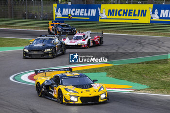 2024-04-19 - 81 EASTWOOD Charlie (irl), ANDRADE Rui (ang), VAN ROMPUY Tom (bel), TF Sport, Corvette Z06 GT3.R #81, LM GT3, action during the 2024 6 Hours of Imola, 2nd round of the 2024 FIA World Endurance Championship, from April 18 to 21, 2024 on the Autodromo Internazionale Enzo e Dino Ferrari in Imola - FIA WEC - 6 HOURS OF IMOLA 2024 - ENDURANCE - MOTORS