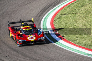 2024-04-19 - 50 FUOCO Antonio (ita), MOLINA Miguel (spa), NIELSEN Nicklas (dnk), Ferrari AF Corse, Ferrari 499P #50, Hypercar, action during the 2024 6 Hours of Imola, 2nd round of the 2024 FIA World Endurance Championship, from April 18 to 21, 2024 on the Autodromo Internazionale Enzo e Dino Ferrari in Imola, Italy - FIA WEC - 6 HOURS OF IMOLA 2024 - ENDURANCE - MOTORS
