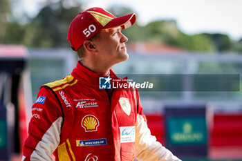 2024-04-19 - NIELSEN Nicklas (dnk), Ferrari AF Corse, Ferrari 499P, portrait, during the 2024 6 Hours of Imola, 2nd round of the 2024 FIA World Endurance Championship, from April 18 to 21, 2024 on the Autodromo Internazionale Enzo e Dino Ferrari in Imola, Qatar - FIA WEC - 6 HOURS OF IMOLA 2024 - ENDURANCE - MOTORS