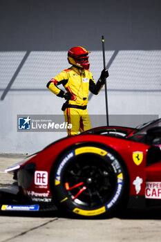 2024-04-20 - Ferrari AF Corse during the 2024 6 Hours of Imola, 2nd round of the 2024 FIA World Endurance Championship, from April 18 to 21, 2024 on the Autodromo Internazionale Enzo e Dino Ferrari in Imola, Italy - FIA WEC - 6 HOURS OF IMOLA 2024 - ENDURANCE - MOTORS