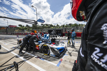 2024-04-20 - 15 VANTHOOR Dries (bel), MARCIELLO Raffaele (swi), WITTMANN Marco (ger), BMW M Team WRT, BMW Hybrid V8 #15, Hypercar, action during the 2024 6 Hours of Imola, 2nd round of the 2024 FIA World Endurance Championship, from April 18 to 21, 2024 on the Autodromo Internazionale Enzo e Dino Ferrari in Imola, Italy - FIA WEC - 6 HOURS OF IMOLA 2024 - ENDURANCE - MOTORS