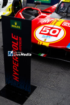 2024-04-20 - Hyperbole 50 FUOCO Antonio (ita), MOLINA Miguel (spa), NIELSEN Nicklas (dnk), Ferrari AF Corse, Ferrari 499P #50, Hypercar, action during the 2024 6 Hours of Imola, 2nd round of the 2024 FIA World Endurance Championship, from April 18 to 21, 2024 on the Autodromo Internazionale Enzo e Dino Ferrari in Imola, Qatar - FIA WEC - 6 HOURS OF IMOLA 2024 - ENDURANCE - MOTORS