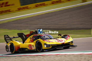 2024-04-20 - 83 KUBICA Robert (pol), SHWARTZMAN Robert (isr), YE Yifei (chn), AF Corse, Ferrari 499P #83, Hypercar, action during the 2024 6 Hours of Imola, 2nd round of the 2024 FIA World Endurance Championship, from April 18 to 21, 2024 on the Autodromo Internazionale Enzo e Dino Ferrari in Imola - FIA WEC - 6 HOURS OF IMOLA 2024 - ENDURANCE - MOTORS