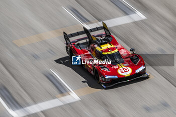 2024-04-21 - 50 FUOCO Antonio (ita), MOLINA Miguel (spa), NIELSEN Nicklas (dnk), Ferrari AF Corse, Ferrari 499P #50, Hypercar, action during the 2024 6 Hours of Imola, 2nd round of the 2024 FIA World Endurance Championship, from April 18 to 21, 2024 on the Autodromo Internazionale Enzo e Dino Ferrari in Imola, Italy - FIA WEC - 6 HOURS OF IMOLA 2024 - ENDURANCE - MOTORS