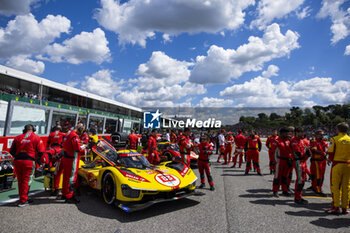 21/04/2024 - 83 KUBICA Robert (pol), SHWARTZMAN Robert (isr), YE Yifei (chn), AF Corse, Ferrari 499P #83, Hypercar, action during the 2024 6 Hours of Imola, 2nd round of the 2024 FIA World Endurance Championship, from April 18 to 21, 2024 on the Autodromo Internazionale Enzo e Dino Ferrari in Imola - FIA WEC - 6 HOURS OF IMOLA 2024 - ENDURANCE - MOTORI