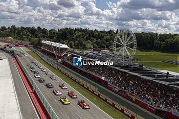 2024-04-21 - start of the race, depart, during the 2024 6 Hours of Imola, 2nd round of the 2024 FIA World Endurance Championship, from April 18 to 21, 2024 on the Autodromo Internazionale Enzo e Dino Ferrari in Imola - FIA WEC - 6 HOURS OF IMOLA 2024 - ENDURANCE - MOTORS