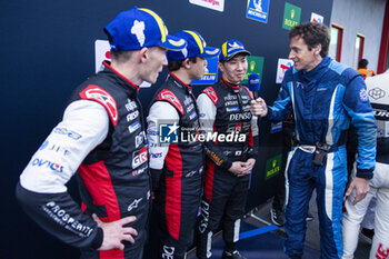2024-04-21 - 07 CONWAY Mike (gbr), KOBAYASHI Kamui (jpn), DE VRIES Nyck (nld), Toyota Gazoo Racing, Toyota GR010 - Hybrid #07, Hypercar, interview during the 2024 6 Hours of Imola, 2nd round of the 2024 FIA World Endurance Championship, from April 18 to 21, 2024 on the Autodromo Internazionale Enzo e Dino Ferrari in Imola - FIA WEC - 6 HOURS OF IMOLA 2024 - ENDURANCE - MOTORS