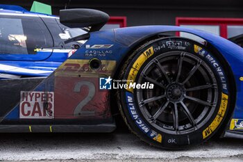 21/04/2024 - 02 BAMBER Earl (nzl), LYNN Alex (gbr), Cadillac Racing #02, Hypercar, parc fermé during the 2024 6 Hours of Imola, 2nd round of the 2024 FIA World Endurance Championship, from April 18 to 21, 2024 on the Autodromo Internazionale Enzo e Dino Ferrari in Imola - FIA WEC - 6 HOURS OF IMOLA 2024 - ENDURANCE - MOTORI