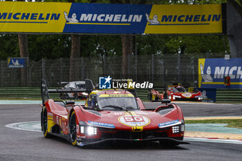 21/04/2024 - 50 FUOCO Antonio (ita), MOLINA Miguel (spa), NIELSEN Nicklas (dnk), Ferrari AF Corse, Ferrari 499P #50, Hypercar, action during the 2024 6 Hours of Imola, 2nd round of the 2024 FIA World Endurance Championship, from April 18 to 21, 2024 on the Autodromo Internazionale Enzo e Dino Ferrari in Imola - FIA WEC - 6 HOURS OF IMOLA 2024 - ENDURANCE - MOTORI