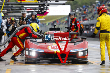2024-04-21 - 50 FUOCO Antonio (ita), MOLINA Miguel (spa), NIELSEN Nicklas (dnk), Ferrari AF Corse, Ferrari 499P #50, Hypercar, action during the 2024 6 Hours of Imola, 2nd round of the 2024 FIA World Endurance Championship, from April 18 to 21, 2024 on the Autodromo Internazionale Enzo e Dino Ferrari in Imola - FIA WEC - 6 HOURS OF IMOLA 2024 - ENDURANCE - MOTORS