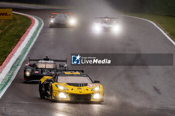 21/04/2024 - 81 EASTWOOD Charlie (irl), ANDRADE Rui (ang), VAN ROMPUY Tom (bel), TF Sport, Corvette Z06 GT3.R #81, LM GT3, action during the 2024 6 Hours of Imola, 2nd round of the 2024 FIA World Endurance Championship, from April 18 to 21, 2024 on the Autodromo Internazionale Enzo e Dino Ferrari in Imola, Italy - FIA WEC - 6 HOURS OF IMOLA 2024 - ENDURANCE - MOTORI