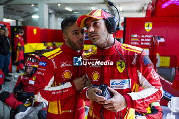 2024-04-21 - MOLINA Miguel (spa), Ferrari AF Corse, Ferrari 499P, FUOCO Antonio (ita), Ferrari AF Corse, Ferrari 499P, portrait during the 2024 6 Hours of Imola, 2nd round of the 2024 FIA World Endurance Championship, from April 18 to 21, 2024 on the Autodromo Internazionale Enzo e Dino Ferrari in Imola - FIA WEC - 6 HOURS OF IMOLA 2024 - ENDURANCE - MOTORS